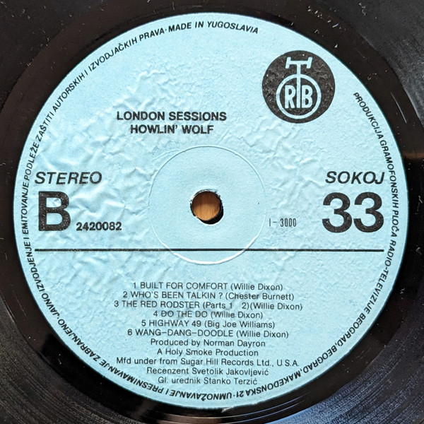 Howlin' Wolf - London Sessions (LP, Album, RE, Gat)