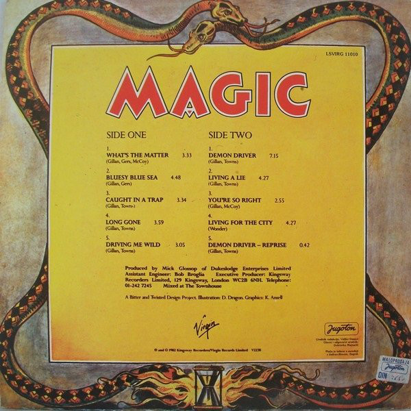 Gillan - Magic (LP, Album, Gat)