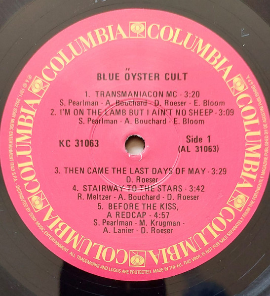 Blue Öyster Cult - Blue Öyster Cult (LP, Album, RE, 180)