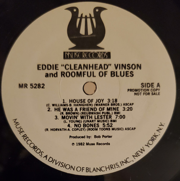 Eddie 'Cleanhead' Vinson* / Roomful Of Blues - Eddie 'Cleanhead' Vinson & Roomful Of Blues (LP, Album, Promo)