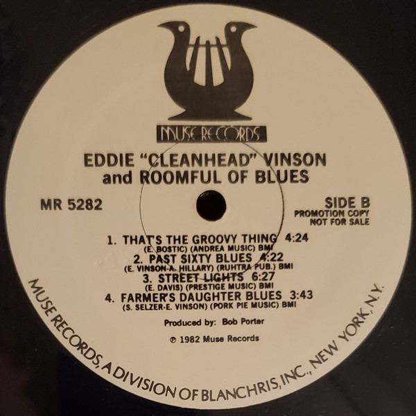 Eddie 'Cleanhead' Vinson* / Roomful Of Blues - Eddie 'Cleanhead' Vinson & Roomful Of Blues (LP, Album, Promo)