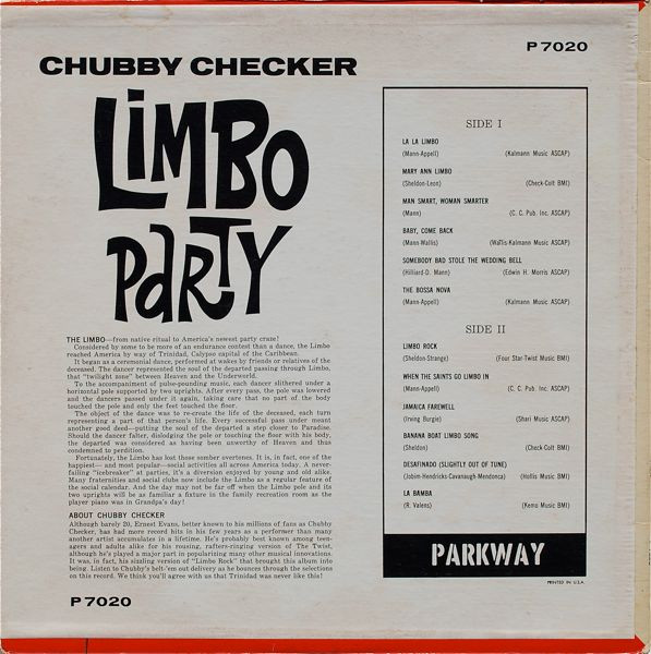 Chubby Checker - Limbo Party (LP, Album, Mono)