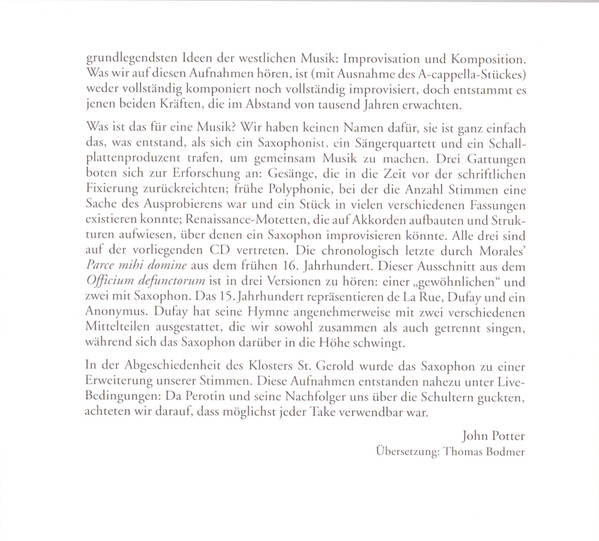 Jan Garbarek / The Hilliard Ensemble - Officium (CD, Album, RE, Sli)