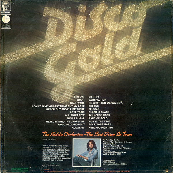 The Biddu Orchestra* - Disco Gold (LP, Album)