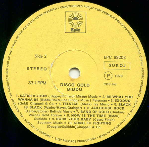 The Biddu Orchestra* - Disco Gold (LP, Album)