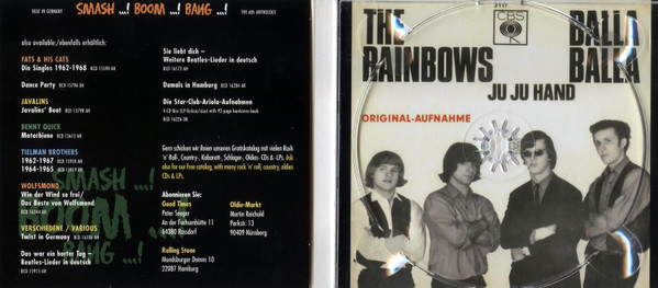 The Rainbows - My Baby Baby Balla Balla (CD, Comp, RE)