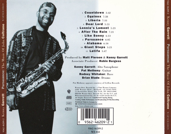 Kenny Garrett - Pursuance: The Music Of John Coltrane (CD, Album)