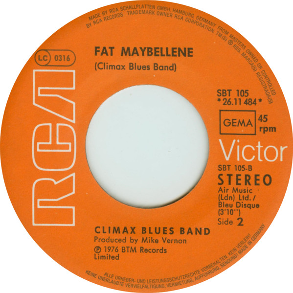 Climax Blues Band - Couldn't Get It Right (7