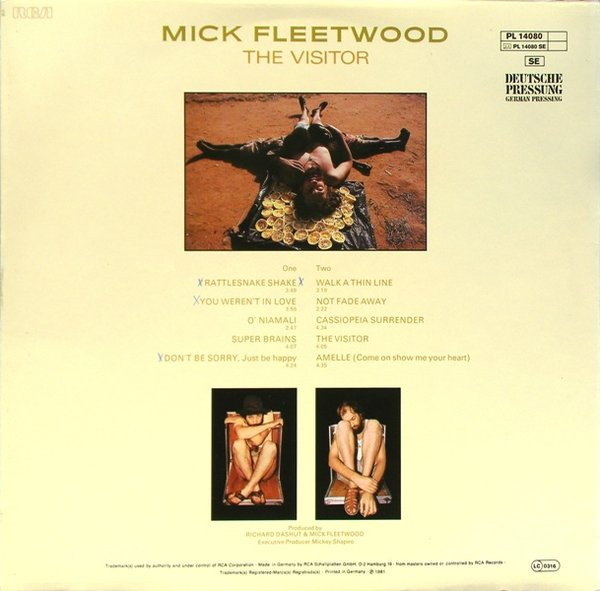 Mick Fleetwood - The Visitor (LP, Album, Gat)