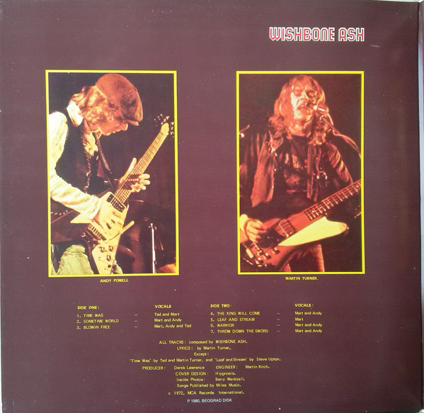 Wishbone Ash - Argus (LP, Album, RE, Gat)