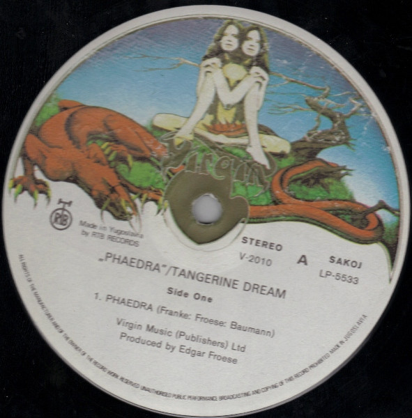 Tangerine Dream - Phaedra (LP, Album, Gat)