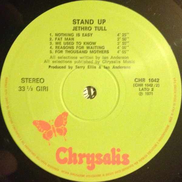 Jethro Tull - Stand Up (LP, Album, RE)