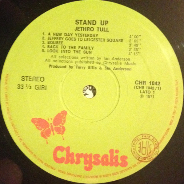 Jethro Tull - Stand Up (LP, Album, RE)