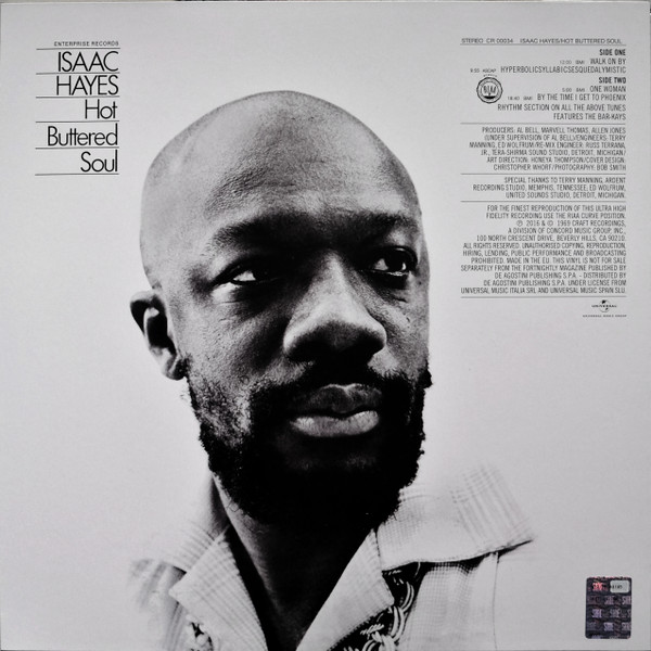 Isaac Hayes - Hot Buttered Soul (LP, Album, RE, 180)