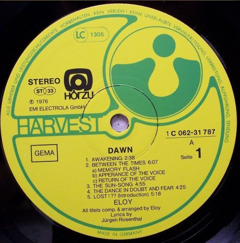 Eloy - Dawn (LP, Album)
