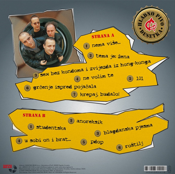 Hladno Pivo - Desetka (LP, Album, RE, Gat)