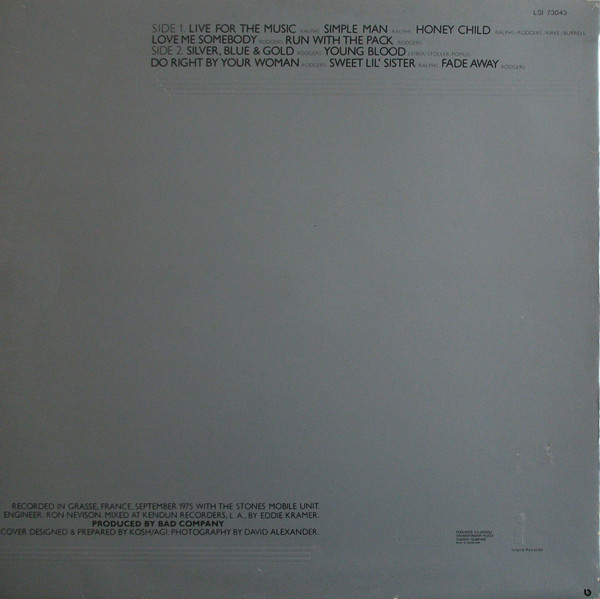 Bad Company (3) - Run With The Pack (LP, Album)