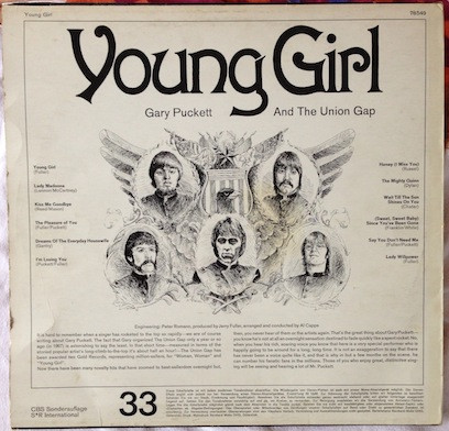 Gary Puckett And The Union Gap* - Young Girl (LP, Album, Club)
