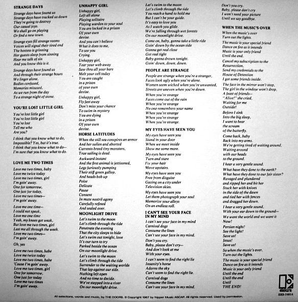 The Doors - Strange Days (LP, Album, RE, 180)