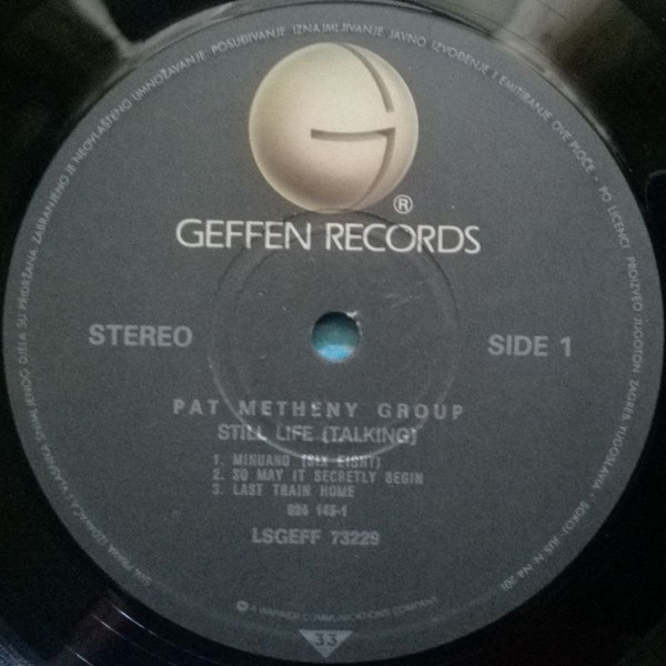 Pat Metheny Group - Still Life (Talking) (LP, Album)