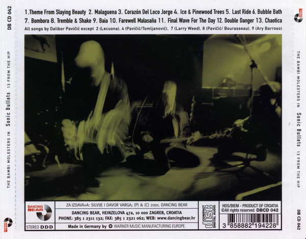The Bambi Molesters - Sonic Bullets, 13 From The Hip (CD, Album)