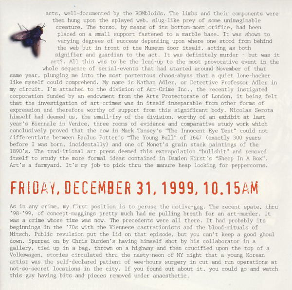 David Bowie - 1. Outside (The Nathan Adler Diaries: A Hyper Cycle) (CD, Album)