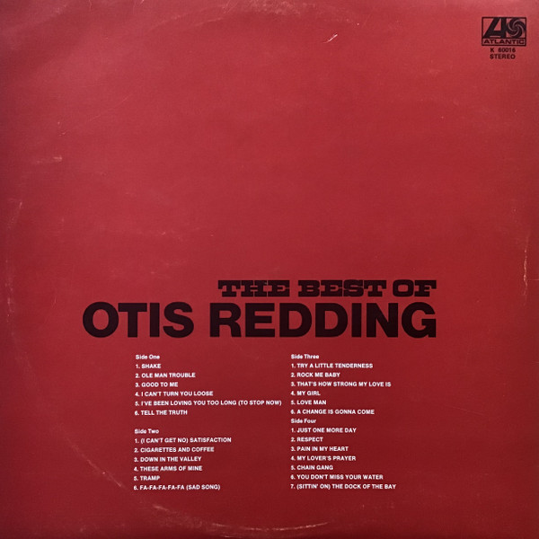 Otis Redding - The Best Of Otis Redding (2xLP, Comp)