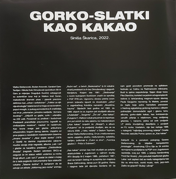 Leb I Sol - Kao Kakao (LP, Album, RE, RM, Hal)