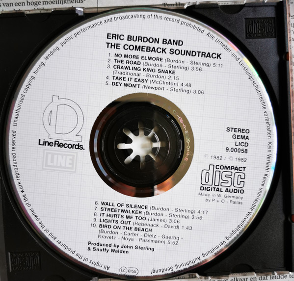 Eric Burdon Band - The Comeback Soundtrack (CD, Album)