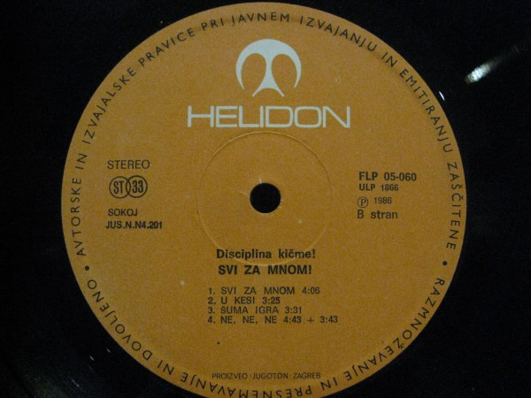 Disciplina KiÄme!* - Svi Za Mnom! (LP, Album)