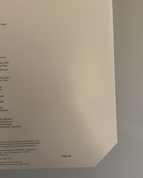 Pink Floyd - Wish You Were Here (LP, Album, RE, RM, 180)
