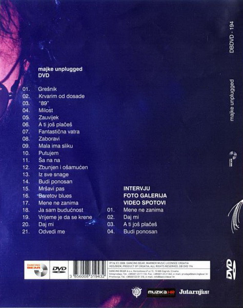Majke - Unplugged (DVD-V, Reg)