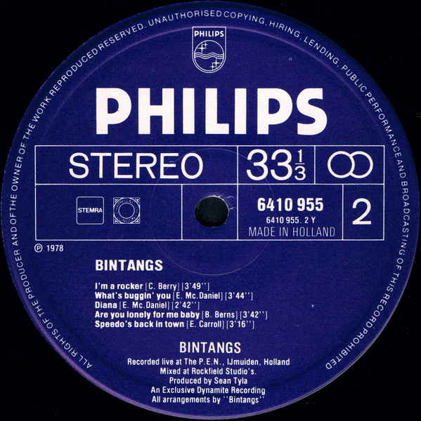 Bintangs - Bintangs (LP, Album)