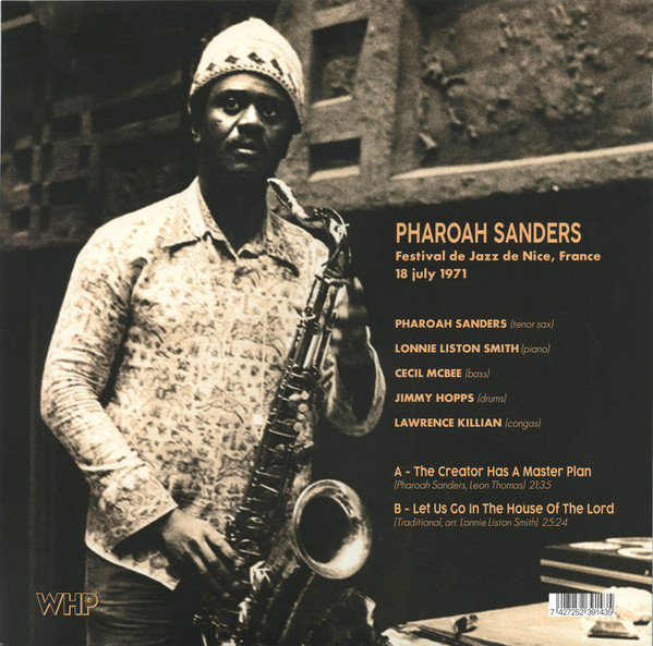 Pharoah Sanders - Oyster Club, Nice, France Fm 18/07/1971 (LP, Album, Unofficial)