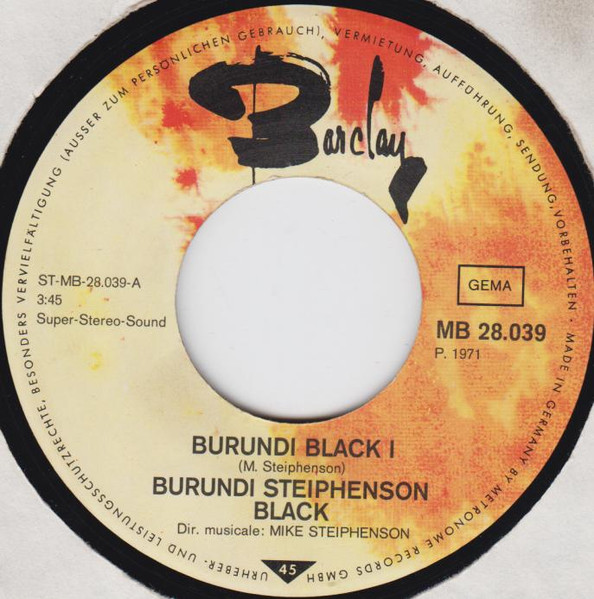 Burundi Steïphenson Black* - Burundi Black (7