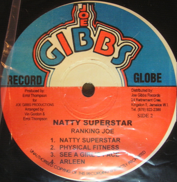 Ranking Joe - Natty Superstar (LP, Album, RE)