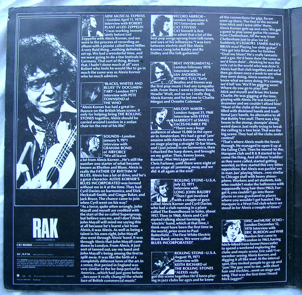 Alexis Korner - Bootleg Him! (2xLP, Comp)
