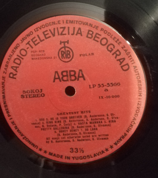 ABBA - Greatest Hits (LP, Comp, Red)