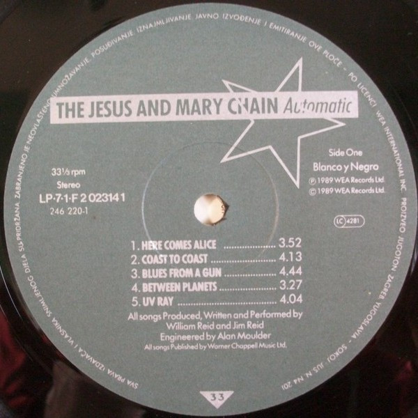 The Jesus And Mary Chain - Automatic (LP, Album)