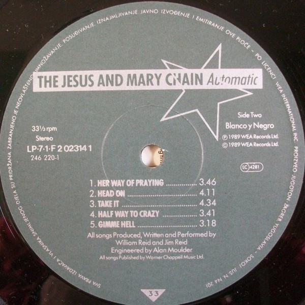 The Jesus And Mary Chain - Automatic (LP, Album)