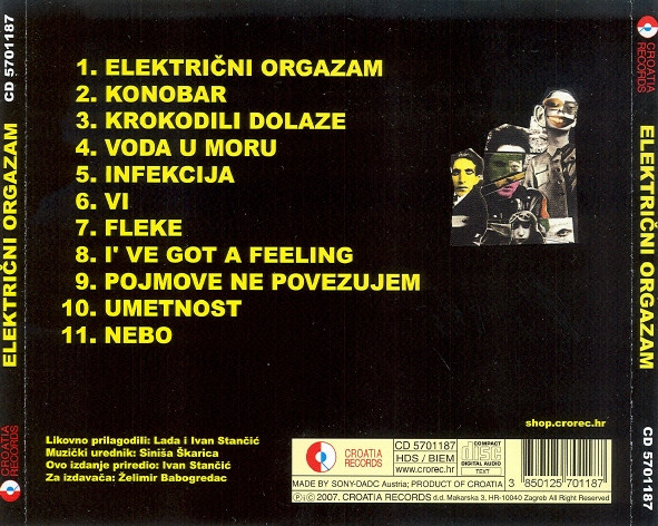 ElektriÄni Orgazam - ElektriÄni Orgazam (CD, Album, RE)