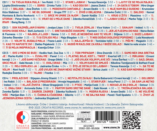 Various - Antologija - ZagrebaÄki festival 70 godina (4xCD)