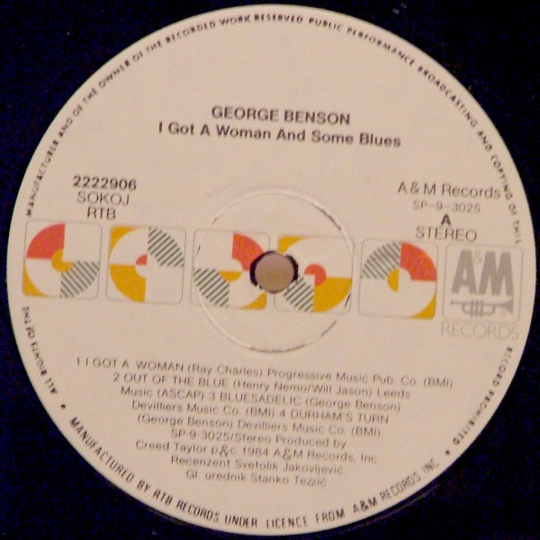 George Benson - I Got A Woman And Some Blues (LP, Album, RE)