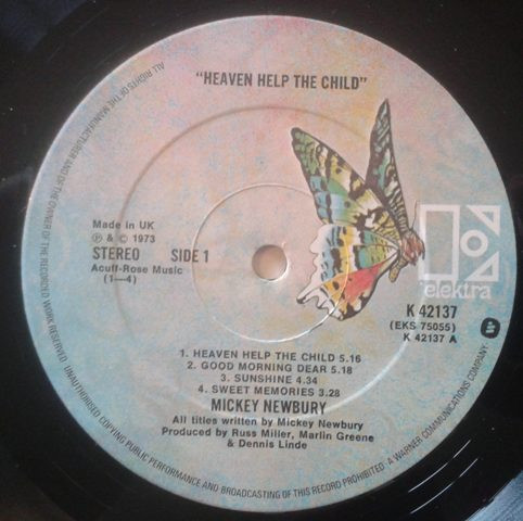 Mickey Newbury - Heaven Help The Child (LP, Album)
