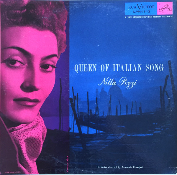 Nilla Pizzi - Queen Of Italian Song (LP, Album, Mono)