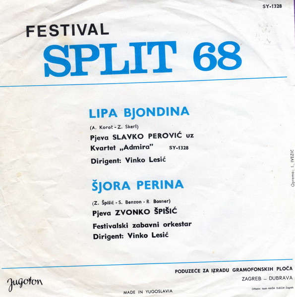 Slavko Perović / Zvonko Špišić - Festival Split 68 (7