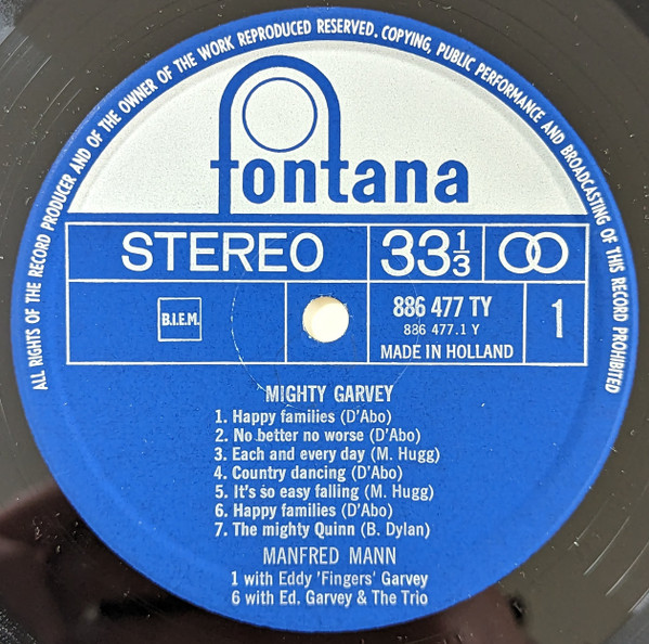 Manfred Mann - Mighty Garvey! (LP, Album)