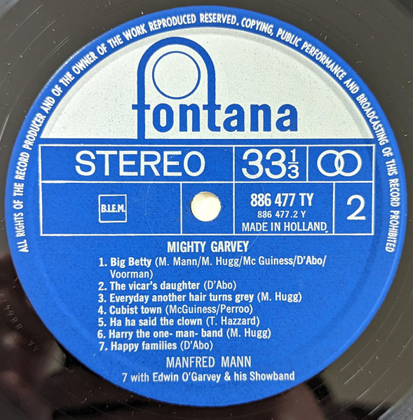 Manfred Mann - Mighty Garvey! (LP, Album)