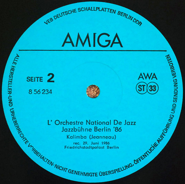 L'Orchestre National De Jazz* - Jazz Bühne Berlin 1986 (LP, Album)
