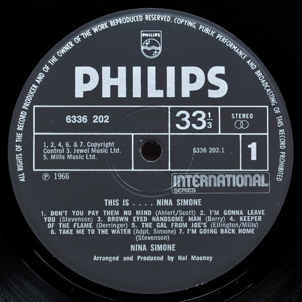 Nina Simone - This Is... (LP, Album, RE)